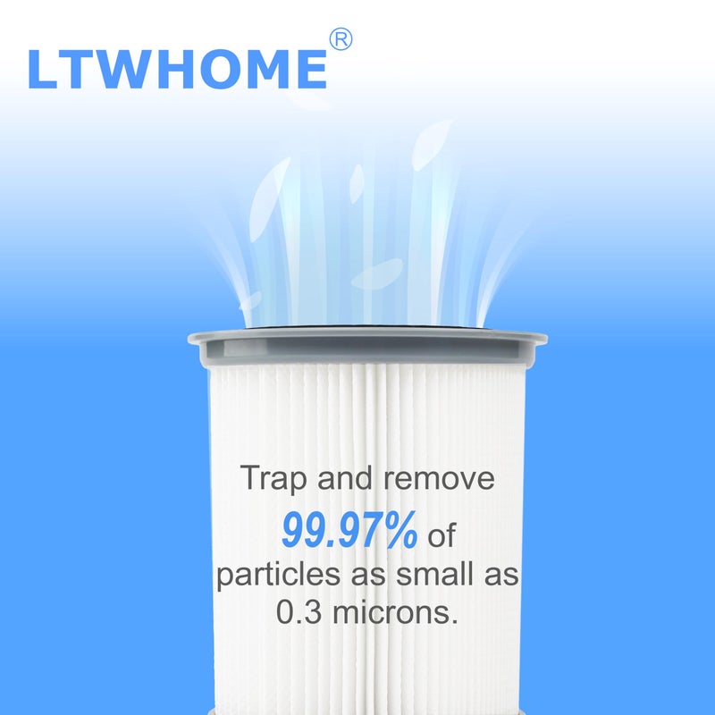 LTWHOME Replacement HEPA Filter 59157055 Fit for Hoover Elite Rewind Upright Vacuum Cleaners, Compares to U5507900, U5507950, U5509900 (Pack of 2) - Image 3